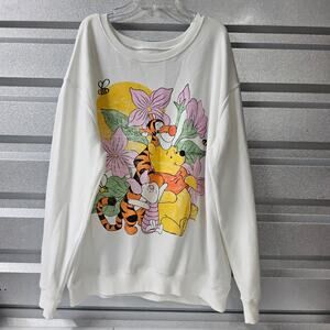 Winnie the Pooh Women's 1X‎ Sweater Sweatshirt Top Disney Graphic